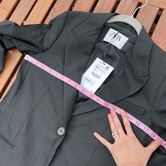 ZARA Wool-blend Frock Longline Blazer - Picture 14 of 16